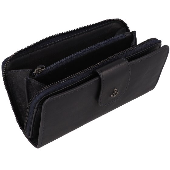 Harbour 2nd Anchor Love Felina Portfel Ochrona RFID Skórzany 19 cm