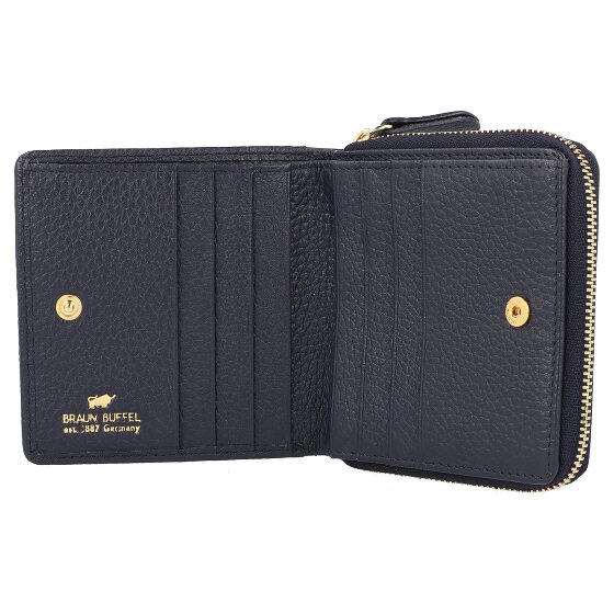 Braun Büffel Asti Portfel Ochrona RFID Skóra 10 cm