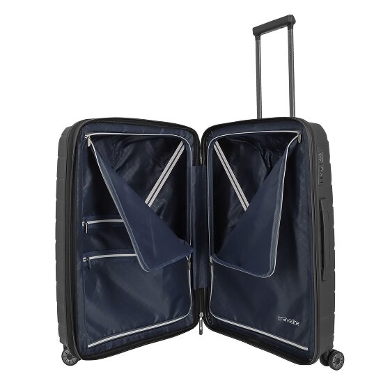 Travelite Air Base 4 kółka Walizka 67 cm z funkcją poszerzenia