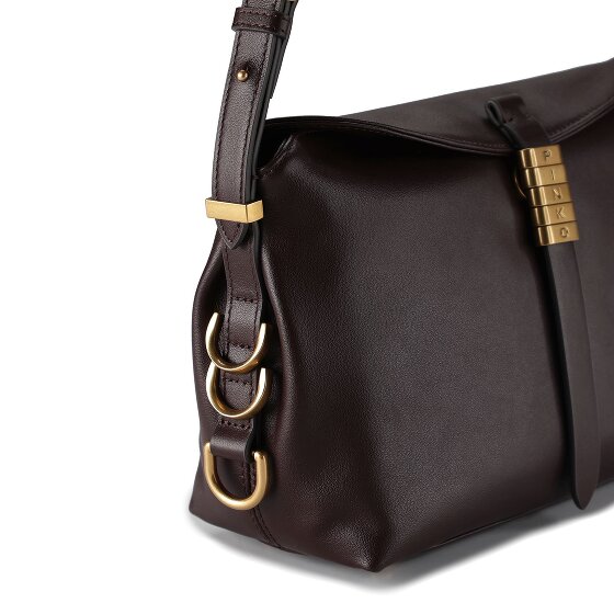 PINKO Saddle Torba na ramię Skórzany 23 cm