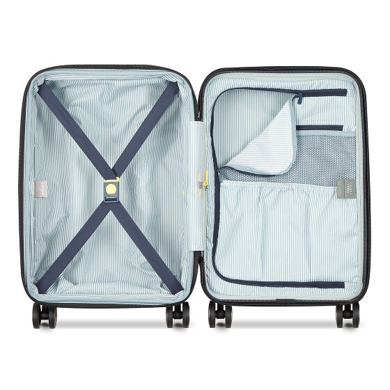 Delsey Paris Longitude 4 kółka Walizka kabinowy 55 cm z plisą rozprężną