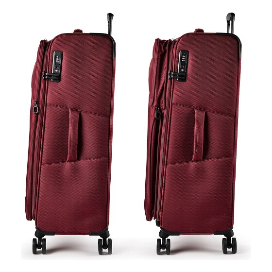 d&n Travel Line 9804 4 kółka Walizka L 78 cm z funkcją poszerzenia