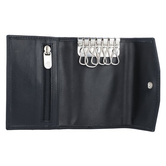 Esquire New Silk Portfel z kluczem Skórzany 10 cm