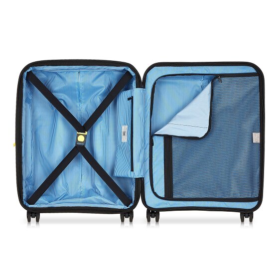 Delsey Paris Lutece Se 4 kółka Walizka kabinowy 55 cm z plisą rozprężną