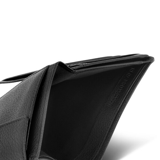 Redolz Portfel Leather Essentials HF z ochroną RFID, z skóry, 9,5 cm, rozkładany