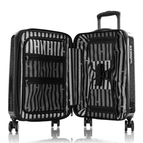 Heys Black Camo 4 kółka Walizka kabinowy S 53 cm z plisą rozprężną