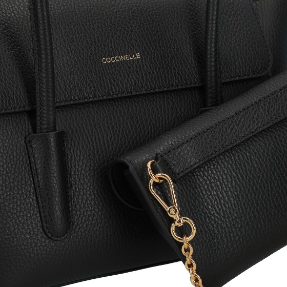 Coccinelle Double Beat Torba na ramię Skórzany 31 cm