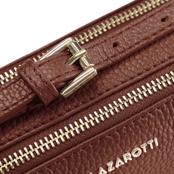 Lazarotti Skórzana torba na ramię z Bolonii Camera-Bag, skóra, z podwójnym zamkiem, 18 cm