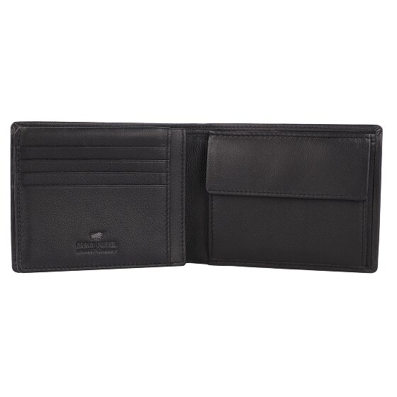 Braun Büffel Hannes Portfel Ochrona RFID Skórzany 12 cm