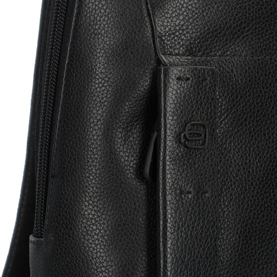 Piquadro P15S Plecak Skórzany 40 cm Komora na laptopa