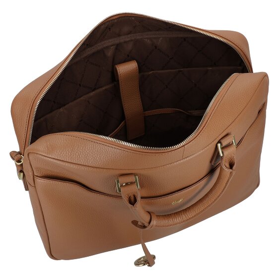 Braun Büffel Hanna Teczka Skórzany 41 cm Komora na laptopa