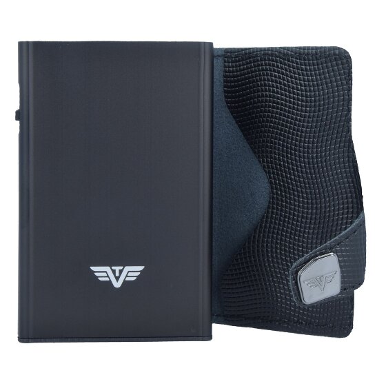 Tru Virtu Etui na karty kredytowe Click & Slide Portfel RFID Skóra 6,5 cm