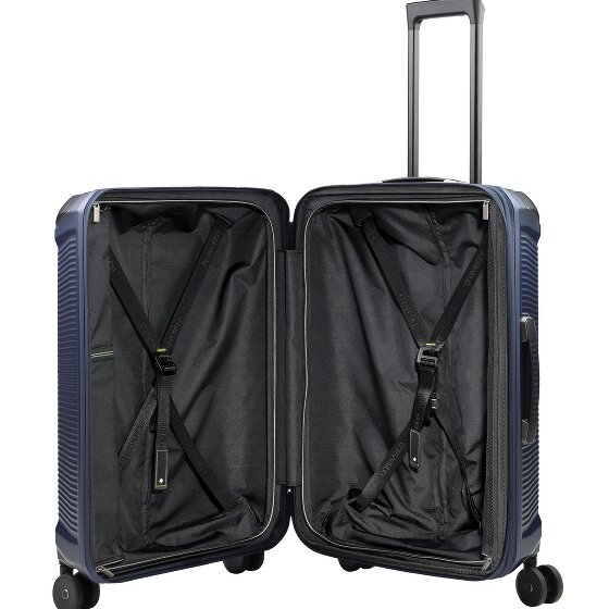 Travelite Millennium 4 kółka Zestaw walizek 3-części z plisą rozprężną