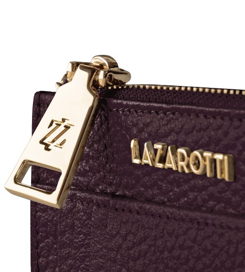 Lazarotti Skórzane etui na klucze Bologna Skórzane etui na klucze 11,5 cm z przegródką na przywieszkę powietrzną