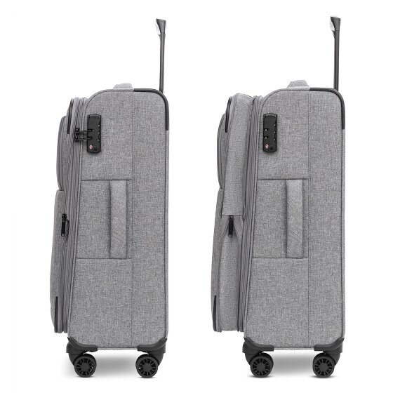 Redolz Essentials 12 MEDIUM Wózek 4-kołowy 67 cm z plisą rozporową