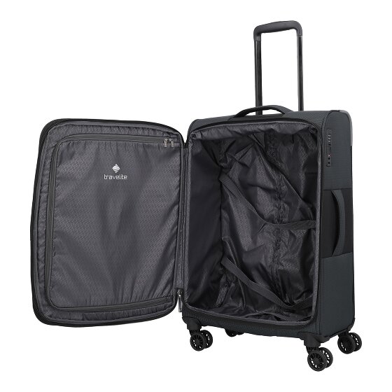Travelite Corsiica 4 kółka Walizka M 67 cm z plisą rozprężną
