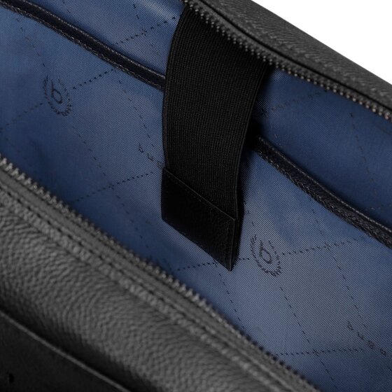 bugatti Black Teczka Skórzany 39 cm Komora na laptopa