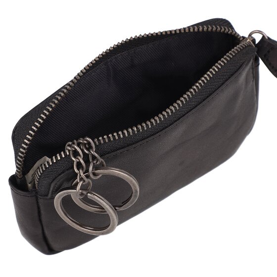 Leonhard Heyden Roma Portfel z kluczem Skórzany 13 cm