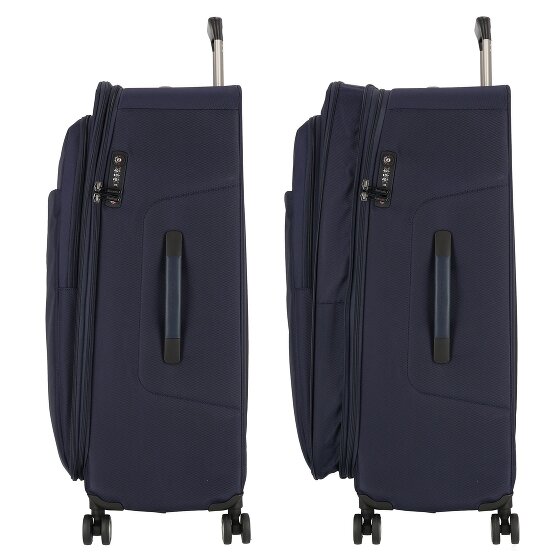 Piquadro Brief 4 kółka Walizka 78 cm z plisą rozprężną