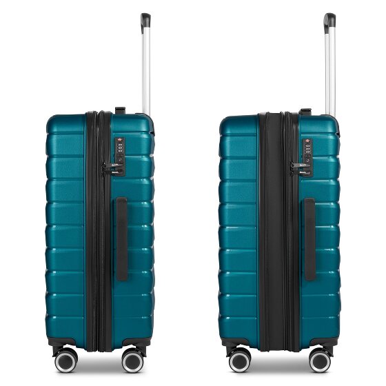 Bench Paris 4 kółka Zestaw walizek 3-części z plisą rozprężną