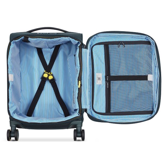 Delsey Paris Montmartre 3 4 kółka Walizka kabinowy 55 cm z plisą rozprężną