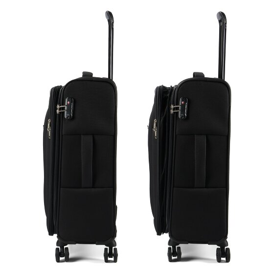 American Tourister Nitestream 4 kółka Zestaw walizek 3-części z funkcją poszerzenia
