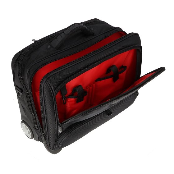 Dermata 2 kółka Walizka biznesowa 41 cm Komora na laptopa
