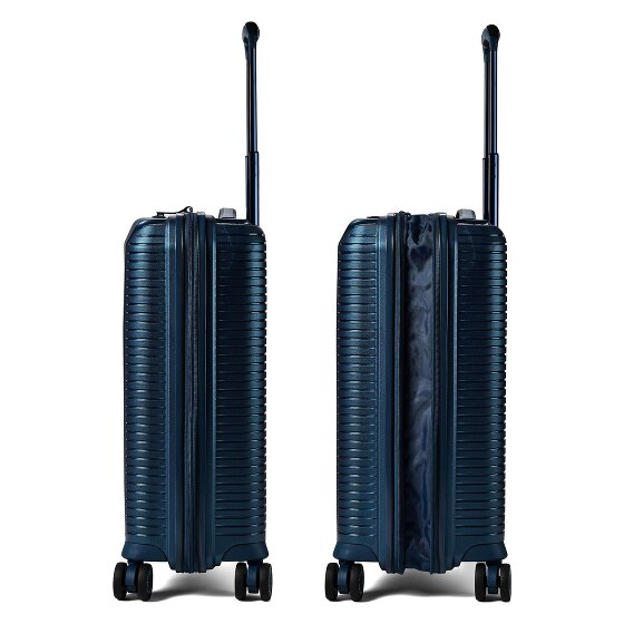 Polestream Paris 4 kółka Walizka kabinowy 55 cm z plisą rozprężną