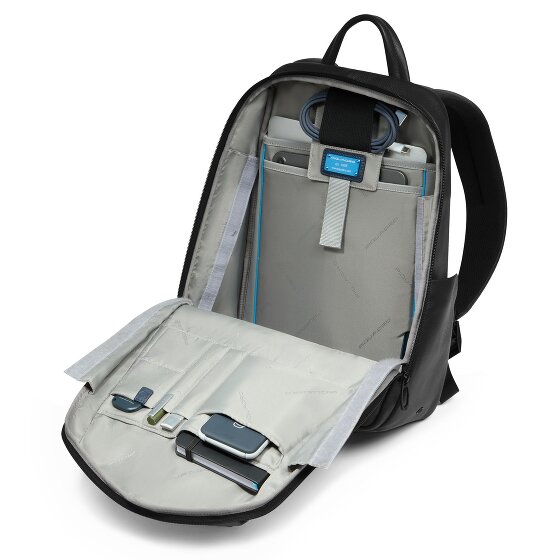 Piquadro Russel Plecak Skórzany 39 cm Komora na laptopa