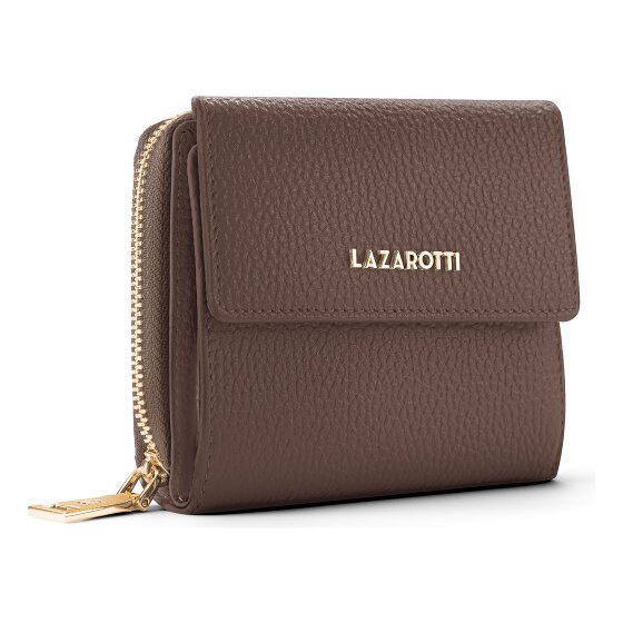 Lazarotti Portfel z skóry typu „zip-around” z Bolonii, 12 cm