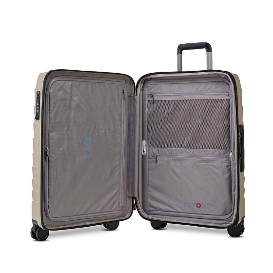 Echolac Exo 4 kółka Zestaw walizek 3-części z plisą rozprężną