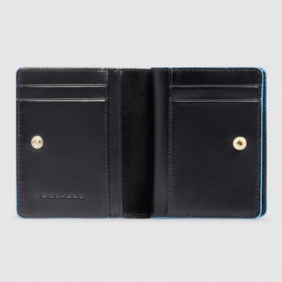 Piquadro Blue Square Portfel Ochrona RFID Skórzany 11 cm