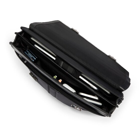 Piquadro Victor Teczka Ochrona RFID Skóra 42 cm Komora na laptopa
