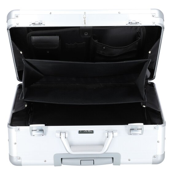Alumaxx Walizka biznesowa na 2 kółka, Aluminium, z przegrodą na laptopa 37 cm