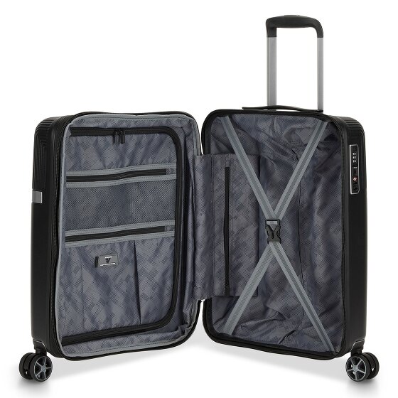 Roncato Airglam 4 kółka Walizka kabinowy S 55 cm z plisą rozprężną