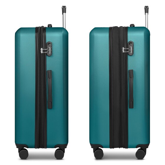 Check.In Paradise 2.0 4 kółka Walizka L 78 cm z plisą rozprężną