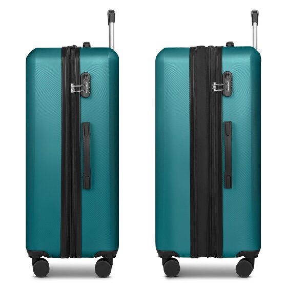 Check.In Paradise 2.0 4 kółka Walizka L 78 cm z plisą rozprężną