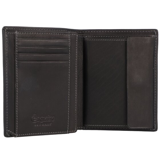 Esquire Skórzany portfel Dallas 10 cm