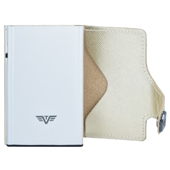 Tru Virtu Click & Slide Etui na karty kredytowe Ochrona RFID Skóra 6.5 cm