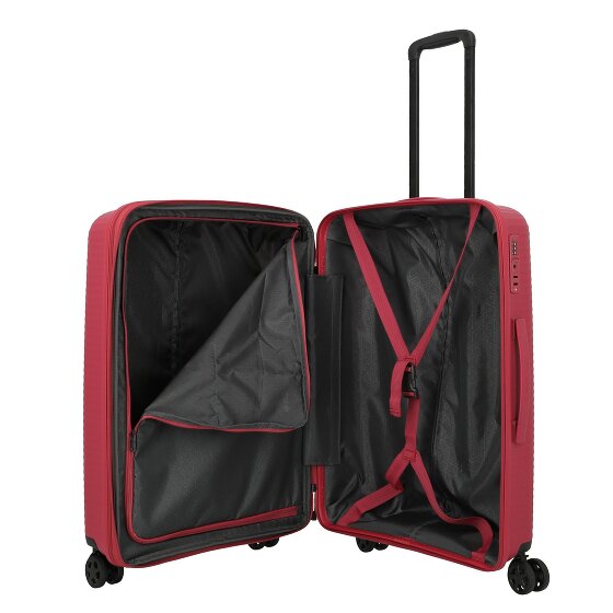 Travelite Air Stripe 4 kółka Zestaw walizek 3-części z funkcją poszerzenia