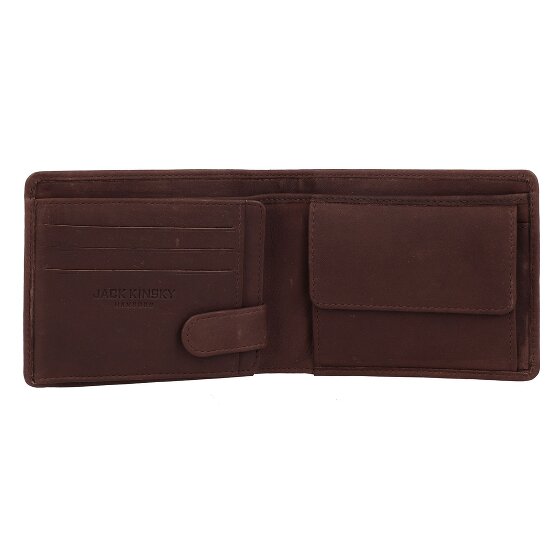 Jack Kinsky Aruba Portfel Ochrona RFID Skórzany 12 cm