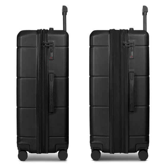 Police London 4 kółka Walizka 74 cm z plisą rozprężną