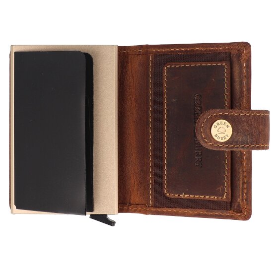 Greenburry Vintage Portfel Ochrona RFID Skórzany 7.5 cm