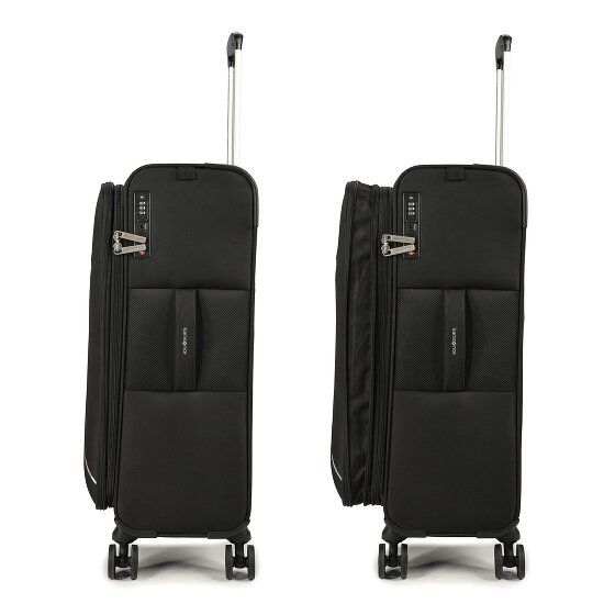 Samsonite Base Breeze 4 kółka Walizka 67 cm z plisą rozprężną