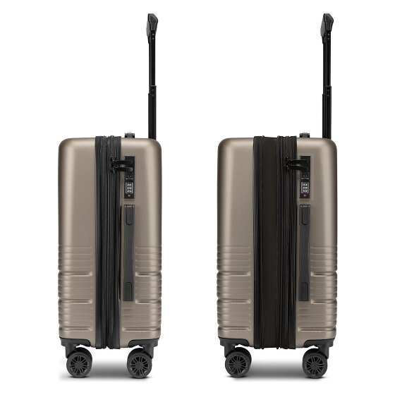 camel active Hanoi 4 kółka Walizka kabinowy S 55 cm z plisą rozprężną