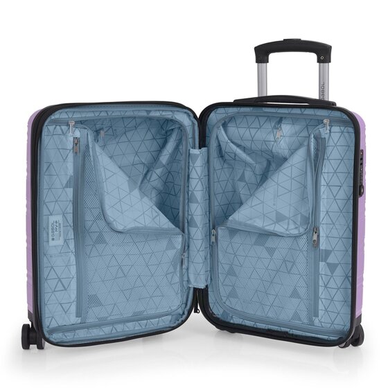 Gabol Uyiko 4 kółka Walizka kabinowy 54 cm z plisą rozprężną