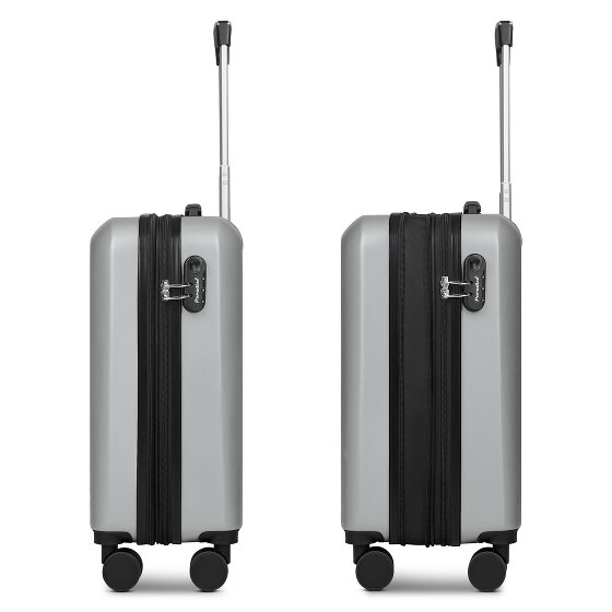 Check.In Paradise 2.0 4 kółka Walizka kabinowy S 55 cm z plisą rozprężną