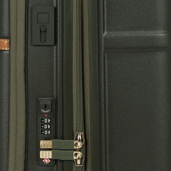 Bric's Bellagio 4 kółka Walizka kabinowy 55 cm z plisą rozprężną