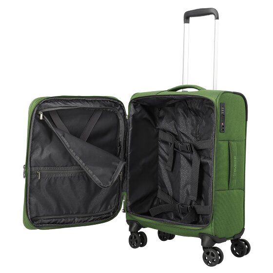 Travelite Cubis 4 kółka Walizka kabinowa S 55 cm z funkcją poszerzenia