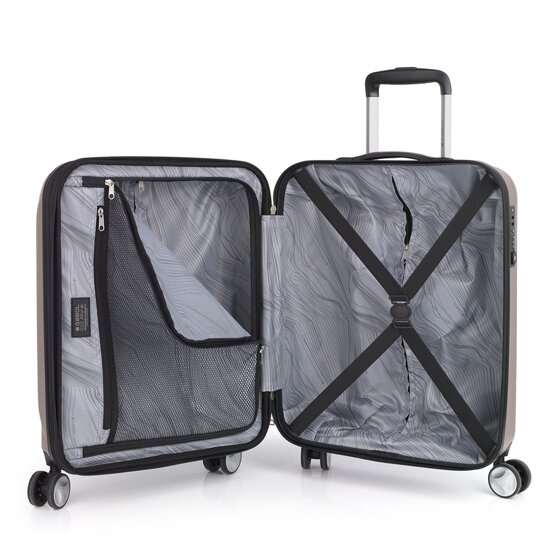 Gabol Ocean 4 kółka Walizka kabinowy 55 cm z plisą rozprężną